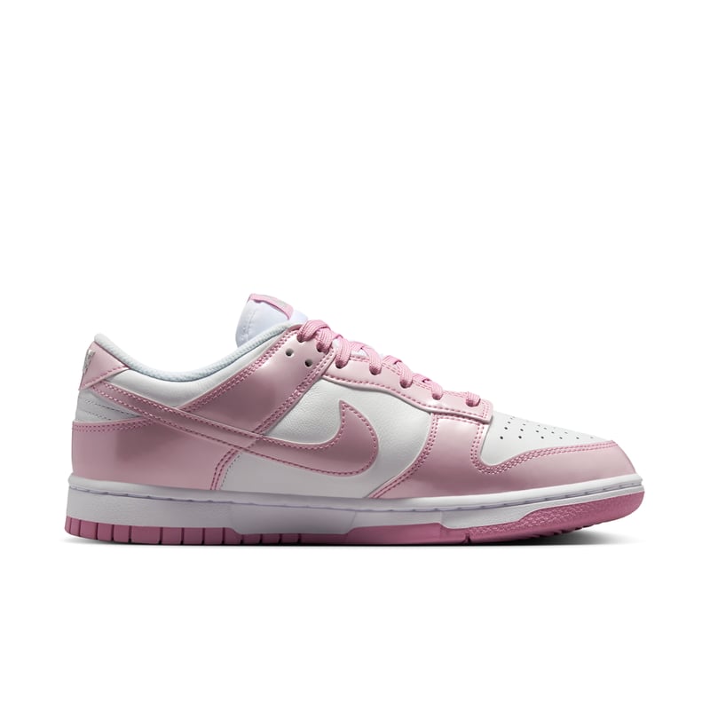 Nike Dunk Low SE ‘Patent’ sneakers "White & Pink Rise" | Dame | Sportstyle | 03 | SPORTSHOWROOM