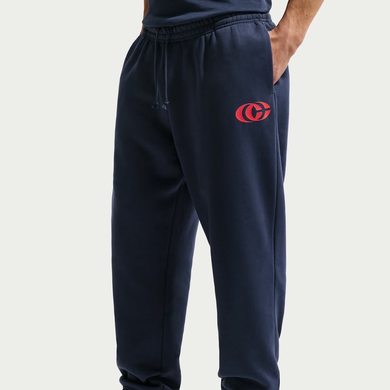 Nike Caitlin Clark Phoenix Fleece Hose "Midnight Navy & University Red" | Damen | Sportstyle & Basketball | 02 | SPORTSHOWROOM