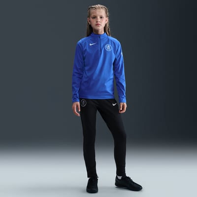 Nike Chelsea F.C. Strike Third Dri-FIT Total 90 Knit Broek "Black & Field Silver" | Kinderen | Voetbal | 01 | SPORTSHOWROOM
