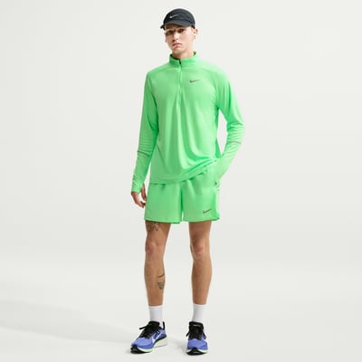 Pantalones cortos Nike Miler Dri-FIT 2-in-1 5" "Illusion Green & Cucumber Calm" | Hombre | Correr | 01 | SPORTSHOWROOM