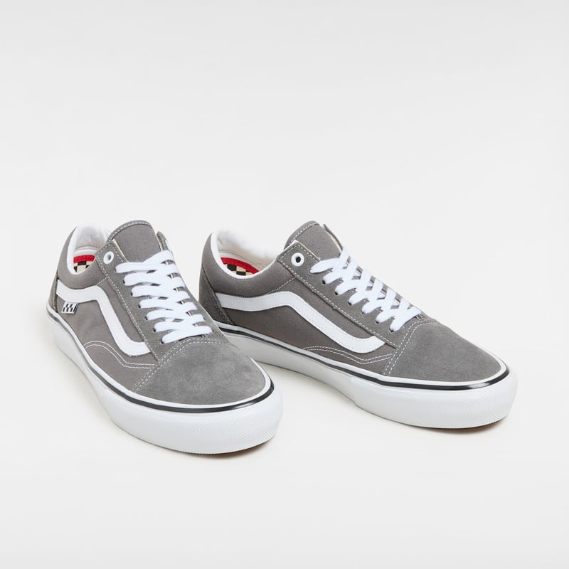 【VANS】 ヴァンズ MN Skate Old Skool PEWTER/WHITE 国内発送 Vans - Skate Old Skool Shoes | Pewter – Plusskateshop.com