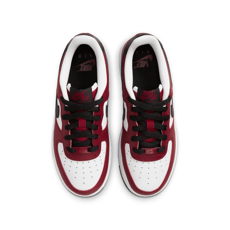 Nike air force 1 lv8 red and on sale white