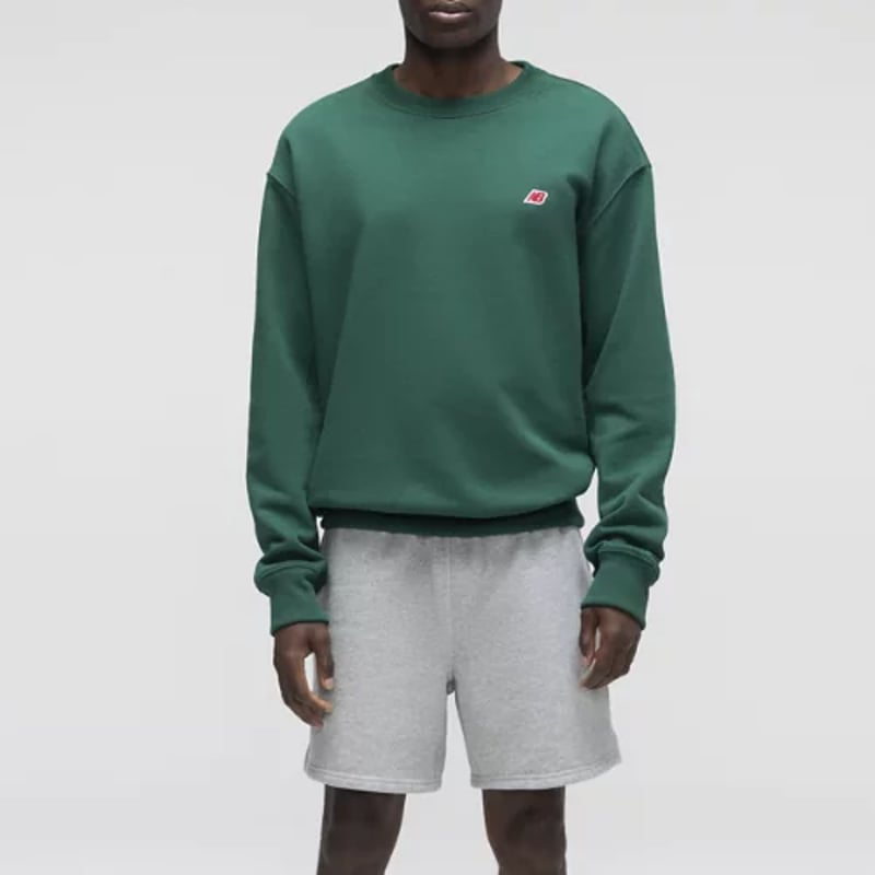New Balance Made in USA Core Crewneck Pulover "Marsh Green" | Férfi | | 03 | SPORTSHOWROOM