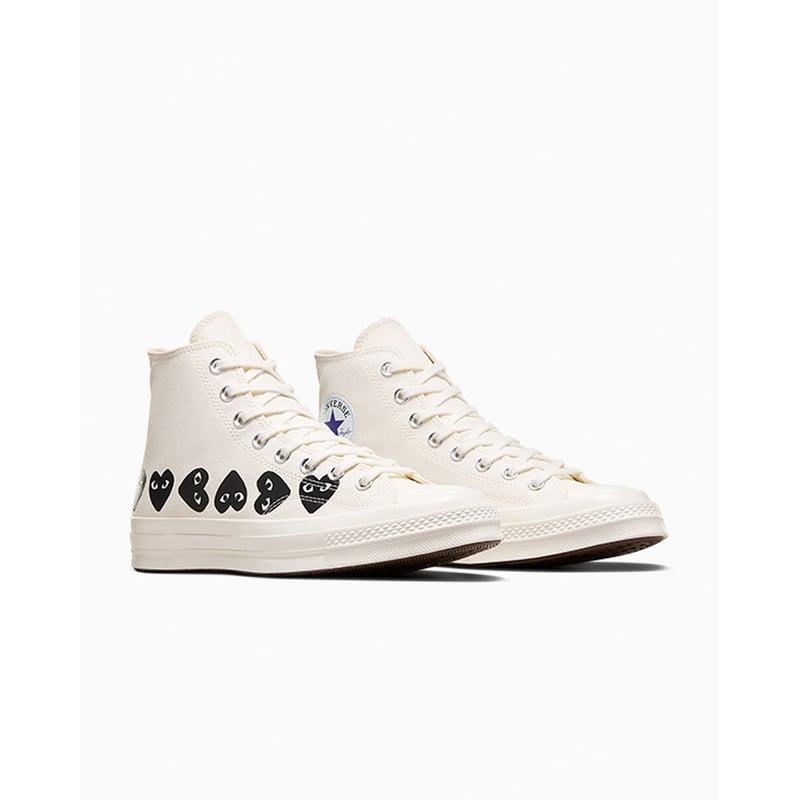 Converse Chuck 70 High x Comme des Garçons PLAY ‘Multi Heart’ A08148C 05