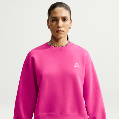 Nike ACG "Tuff Fleece" Therma-FIT Crew-Neck Sweater "Desert Pink" | Dames | | 01 | SPORTSHOWROOM