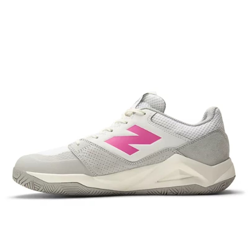 New Balance Coco Delray tennis runners "White & Pink Heat" | Men | Tennis | 01 | SPORTSHOWROOM