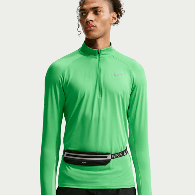 Nike Stride Dri-FIT 1/2-Zip Top "Green Spark" | Herren | Laufen | 01 | SPORTSHOWROOM