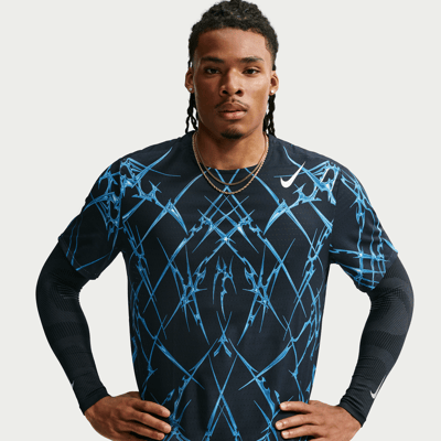 Teniska Nike AeroSwift Dri-FIT ADV Printed "Black" | Мъже | Бягане | 01 | SPORTSHOWROOM