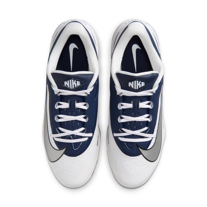 Nike Diamond Standout MTL baseballsko "White & College Navy" | Herre | Baseball | 04 | SPORTSHOWROOM