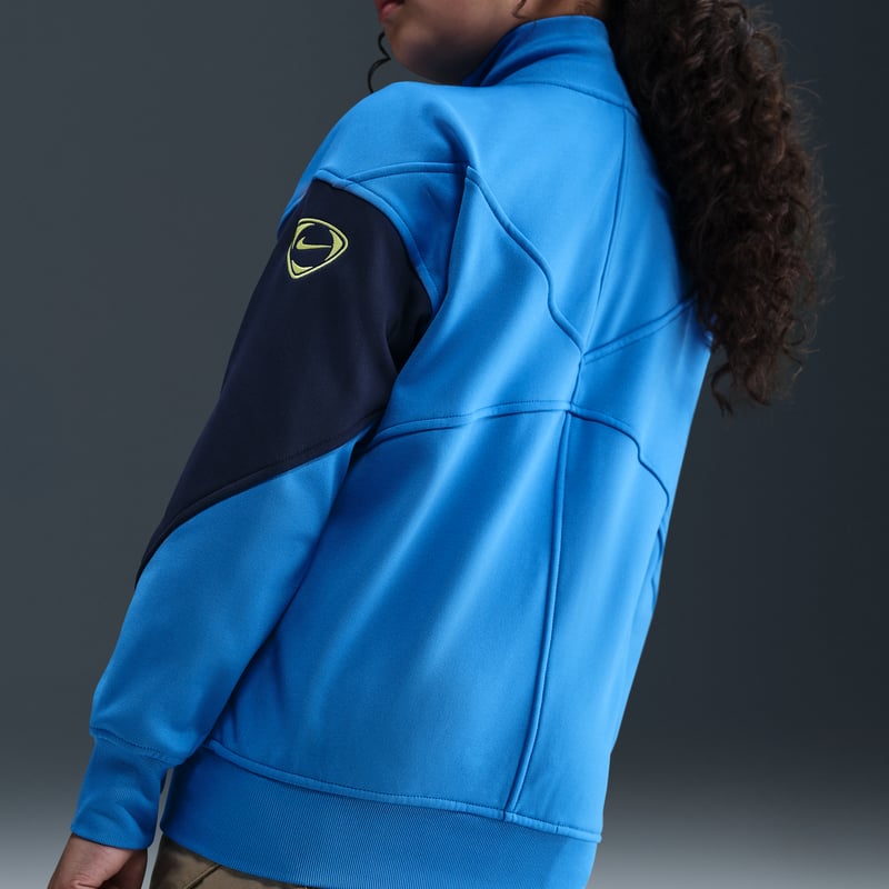 Nike Tottenham Hotspur Academy Pro Third Dri-FIT Total 90 Anthem Jacket "Pacific Blue & Dynamic Yellow" | Kids | Football | 02 | SPORTSHOWROOM