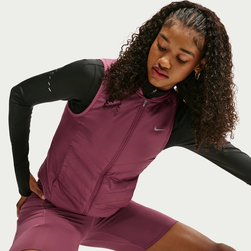 Nike Tempo Repel Warm Top "Pink Smoke" | Dames | Hardlopen | 03 | SPORTSHOWROOM