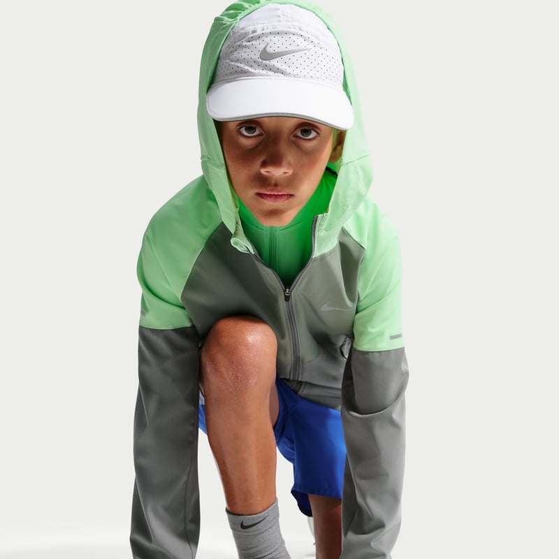 Jacket Nike Miler Repel "Smoke Grey" | Enfant | Course à pied | 03 | SPORTSHOWROOM