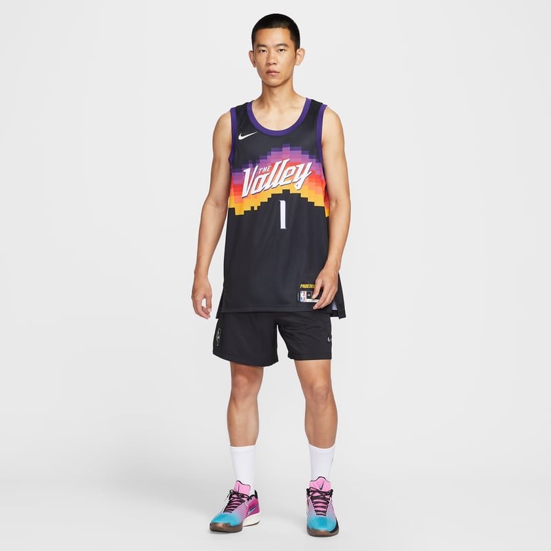 Nike Devin Booker Phoenix Suns City Edition NBA Swingman Shirt "Black" | Men | Basketball | 09 | SPORTSHOWROOM