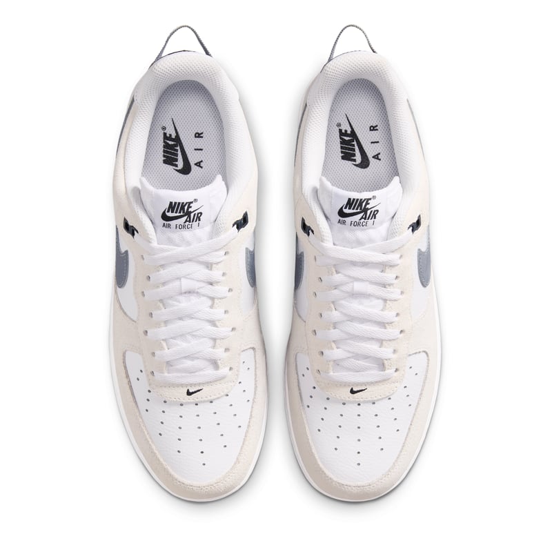 Nike Air Force 1 '07 LV8 Sneaker "White & Metallic Cool Grey" | Herren | Sportstyle | 04 | SPORTSHOWROOM
