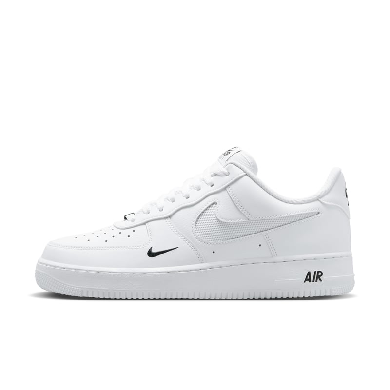 Nike Air Force 1 '07 LV8 sneakers "White & Black" | Herre | Sportstyle | 01 | SPORTSHOWROOM