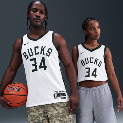 Nike Milwaukee Bucks Association Edition Dri-FIT NBA Swingman Giannis Antetokounmpo DN2084-100