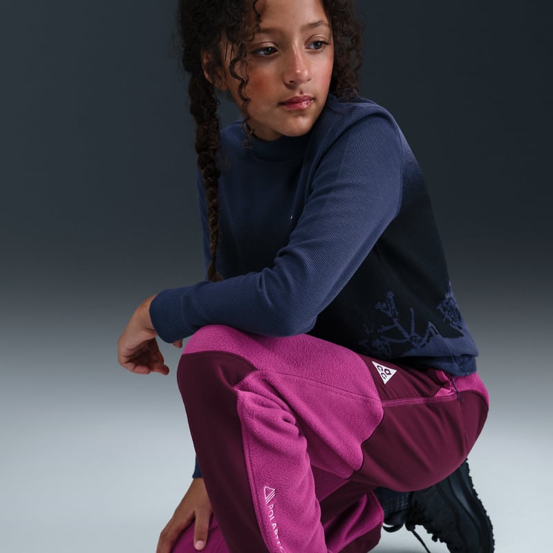 Nike ACG "Wolf Tree" Polartec Bukse "Cactus Flower & Bordeaux" | Barn | | 05 | SPORTSHOWROOM