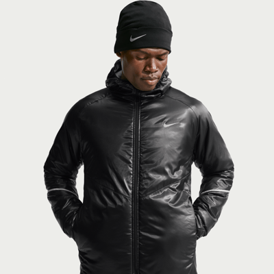 Giacca Nike Miler Aerolayer Therma-FIT "Black & Smoke Grey" | Uomo | Corsa | 01 | SPORTSHOWROOM