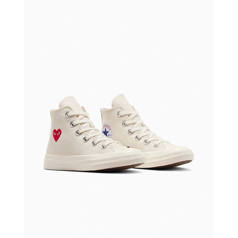 Converse Chuck 70 High x Comme des Garçons PLAY ‘Single Heart’ A08803C 05
