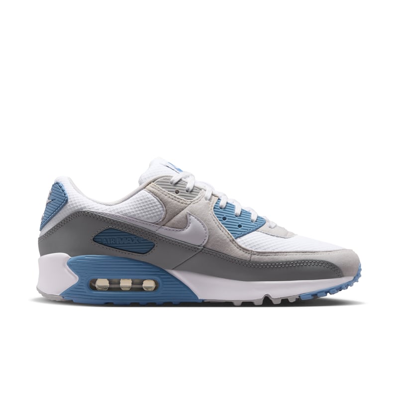 Nike Air Max 90 sneakers "Light Smoke Grey & Blue" | Heren | Sportstyle | 03 | SPORTSHOWROOM