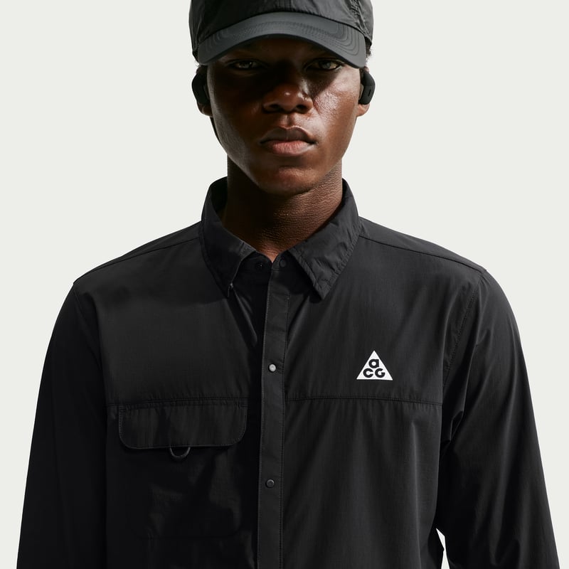 Nike ACG Aireez Button-Up Topp "Black" | Män | Utomhus | 01 | SPORTSHOWROOM