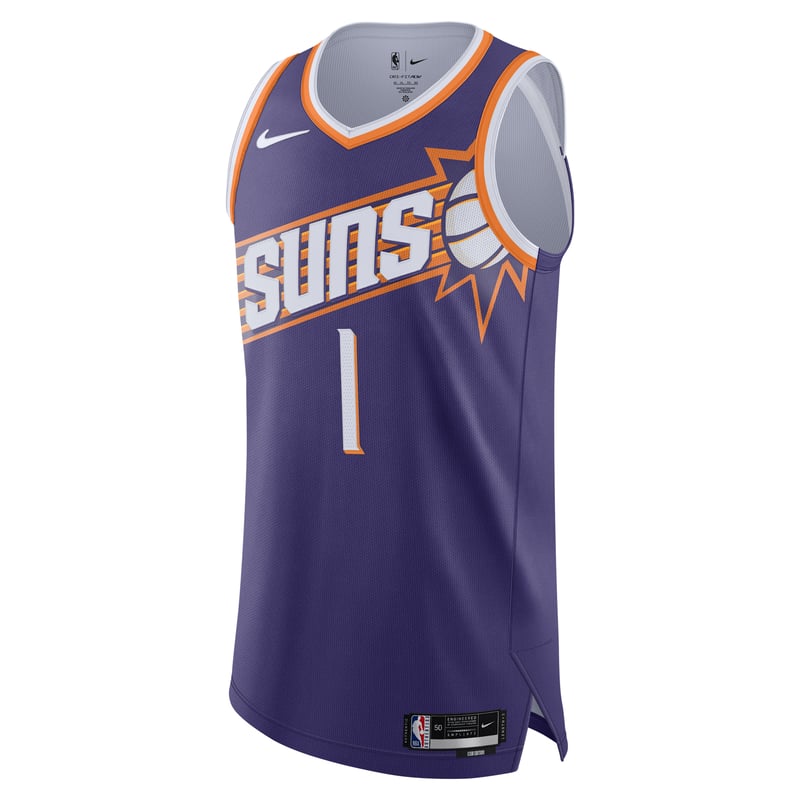 Nike Devin Booker Phoenix Suns 2023/24 Icon Edition Dri-FIT ADV NBA Authentic Shirt "New Orchid" | Men | Basketball | 01 | SPORTSHOWROOM