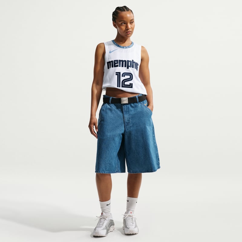 Nike Ja Morant Memphis Grizzlies City Edition Dri-FIT ADV NBA Authentic Paita "White" | Miehet | Koripallo | 06 | SPORTSHOWROOM