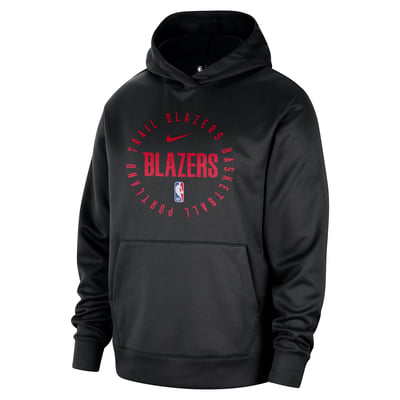 Felpa con cappuccio Nike Portland Trail Blazers Spotlight Dri-FIT NBA Pullover "Black & Heather" | Uomo | Sportstyle | 01 | SPORTSHOWROOM