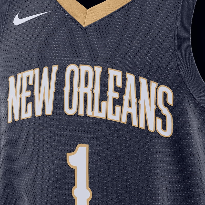 Nike New Orleans Pelicans Icon Edition Dri-FIT NBA Swingman Zion Williamson DN2014-419 03