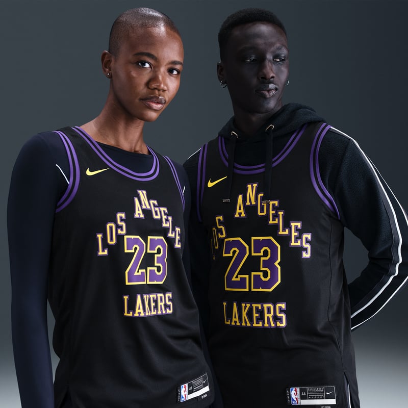 Majica Nike LeBron James Los Angeles Lakers City Edition Dri-FIT NBA Swingman "Black" | Moški | Košarka | 01 | SPORTSHOWROOM