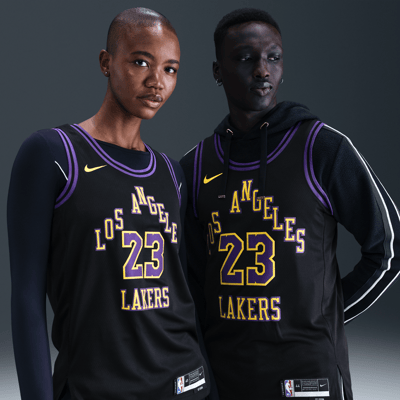 Majica Nike LeBron James Los Angeles Lakers City Edition Dri-FIT NBA Swingman "Black" | Moški | Košarka | 01 | SPORTSHOWROOM