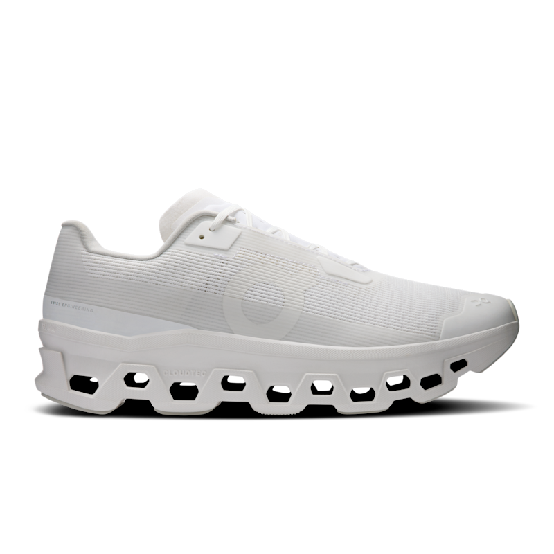 Scarpe da running On Cloudmonster Void "Triple White" | Uomo | Corsa | 01 | SPORTSHOWROOM