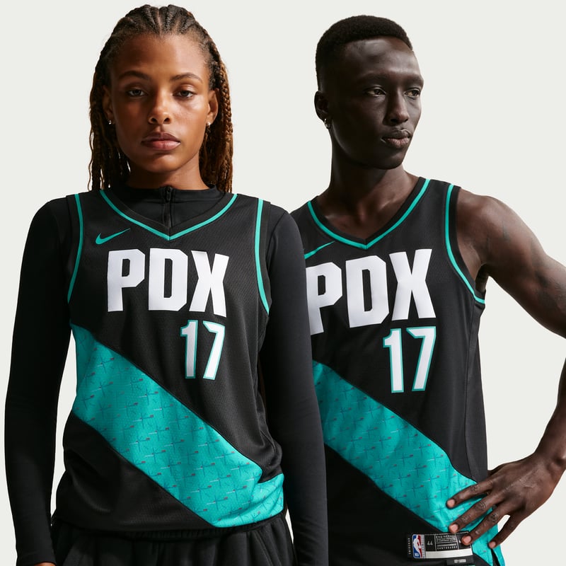 Nike Shaedon Sharpe Portland Trail Blazers City Edition NBA Swingman Shirt "Black" | Men | SportStyle | 01 | SPORTSHOWROOM