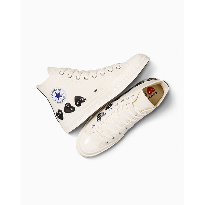 Converse Chuck 70 High x Comme des Garçons PLAY ‘Multi Heart’ A08148C 04
