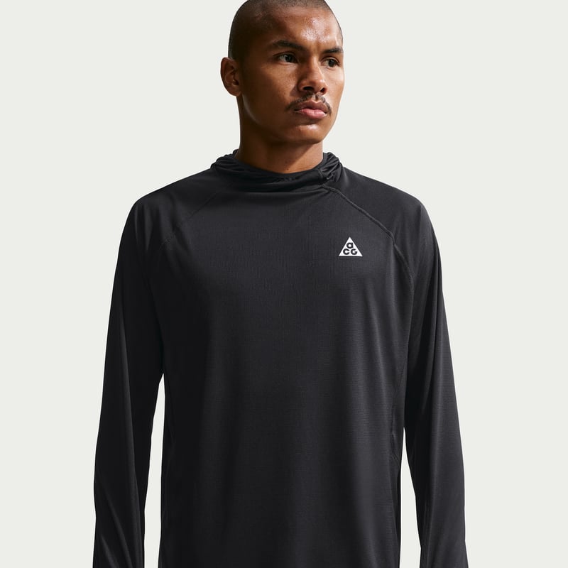 Top Nike ACG "Solar Chase" Dri-FIT UV Protection Hooded "Black" | Mezczyzni | Plener | 01 | SPORTSHOWROOM