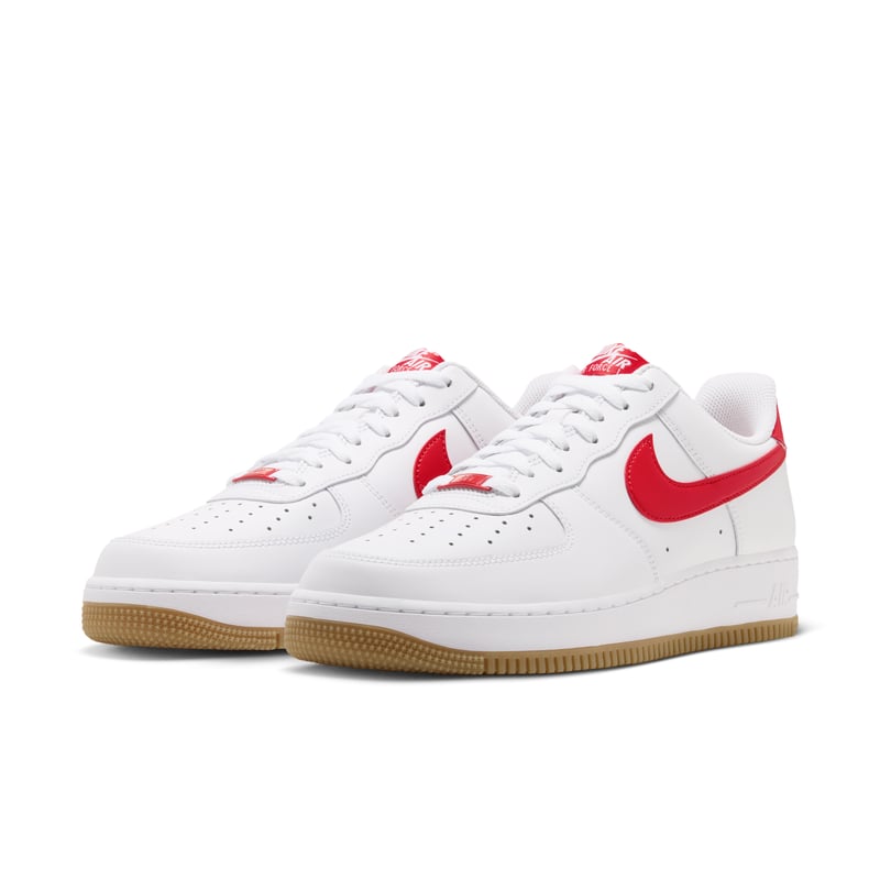 Superge Nike Air Force 1 '07 "White & Challenge Red" | Moški | Sportstyle | 05 | SPORTSHOWROOM