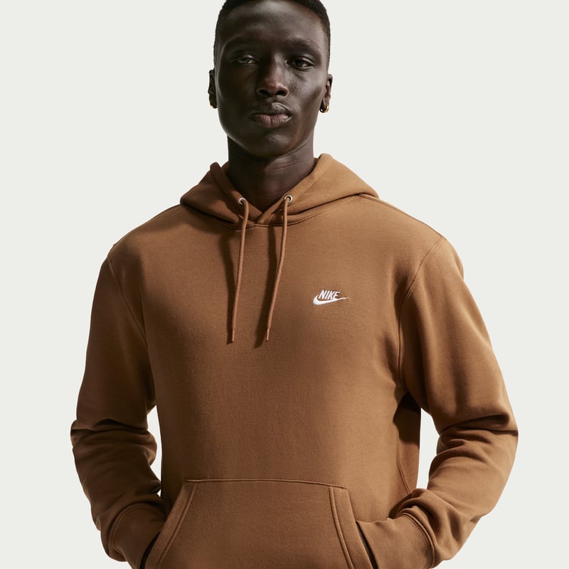 Felpa con cappuccio Nike Club Pullover Fleece "Ale Brown" | Uomo | | 01 | SPORTSHOWROOM