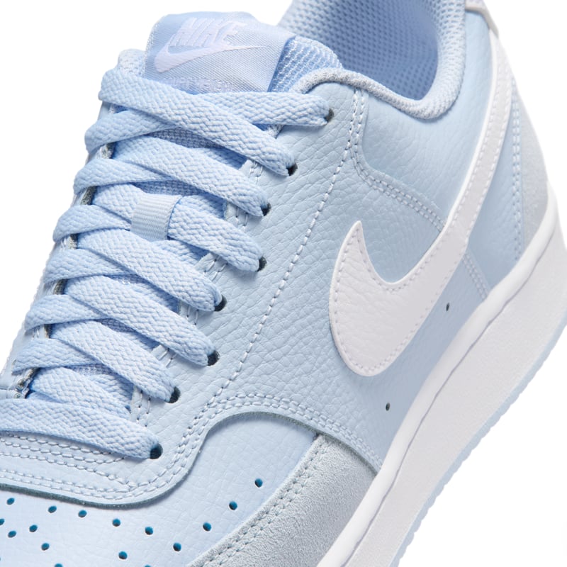 Baskets Nike Court Vision Low Suede "Hydrogen Blue & White" | Femme | Sportstyle | 07 | SPORTSHOWROOM