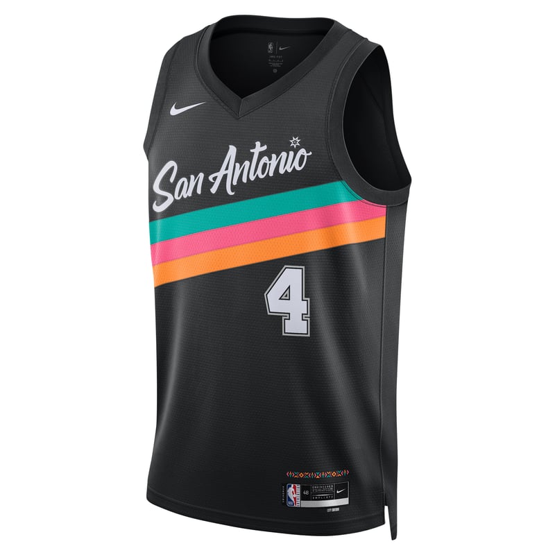Nike San Antonio Spurs City Edition NBA Swingman De'Aaron Fox HM5996-015 01