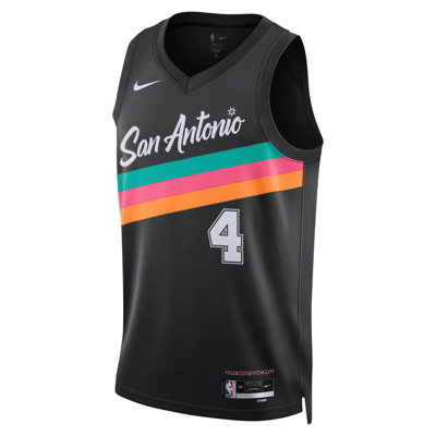 Nike San Antonio Spurs City Edition NBA Swingman De'Aaron Fox HM5996-015