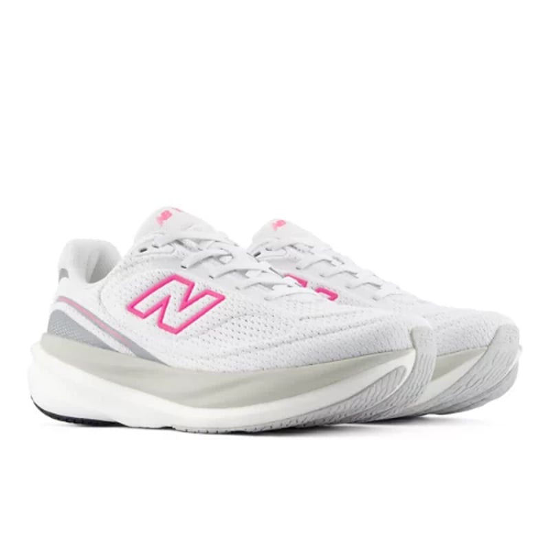 New Balance 1080v15 Laufschuhe "White & Pink Heat" | Damen | Laufen | 02 | SPORTSHOWROOM