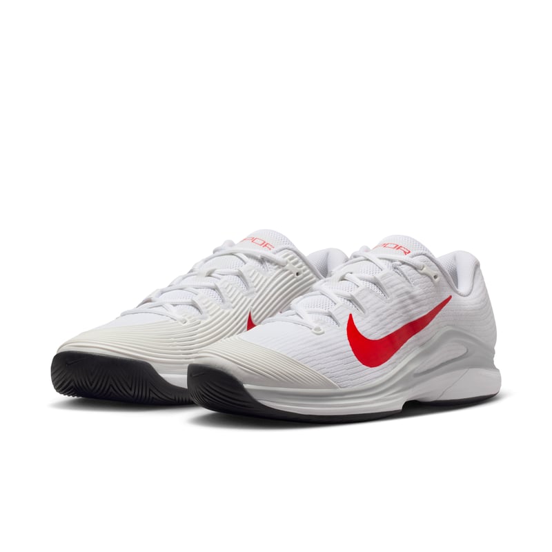 Nike Vapor 12 tennisskor "White & Light Crimson" | Män | Tennis | 05 | SPORTSHOWROOM