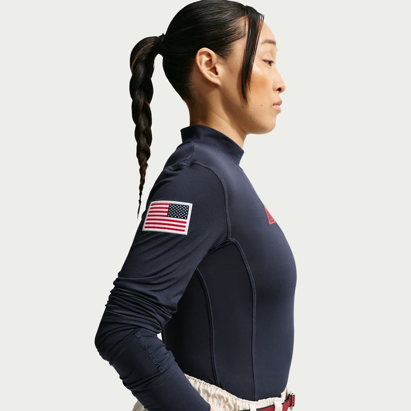 Nike ACG x United States Paralympic Team Dri-FIT ADV UV Topp "Obsidian & Chile Red" | Dame | | 03 | SPORTSHOWROOM