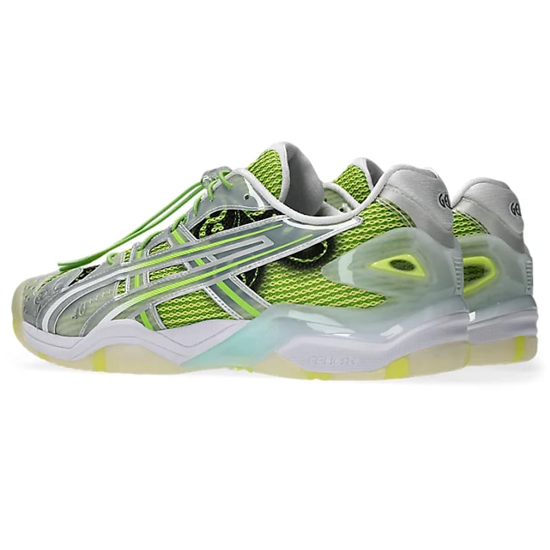 Chaussures de tennis ASICS Gel-Resolution 5 x Little Tokyo Table Tennis "Parrot Green & Pure Silver" | Homme | Tennis | 03 | SPORTSHOWROOM