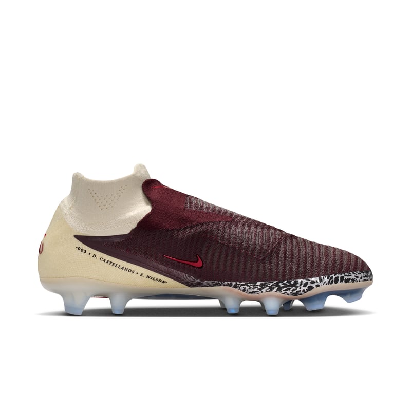 Scarpe da calcio Nike United Phantom 6 High Elite FG "Burgundy Crush & Fossil" | Uomo | Calcio | 03 | SPORTSHOWROOM
