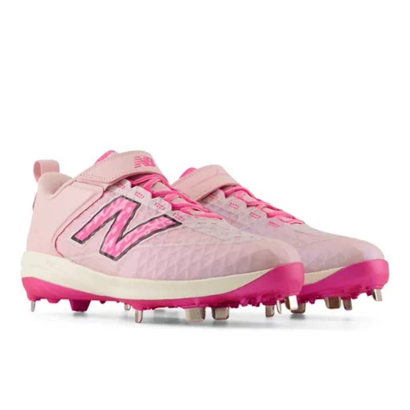 Kopačke za baseball New Balance FuelCell 4040v8 Low Metal "Pink Heat & White" | Moški | Bejzbol | 02 | SPORTSHOWROOM