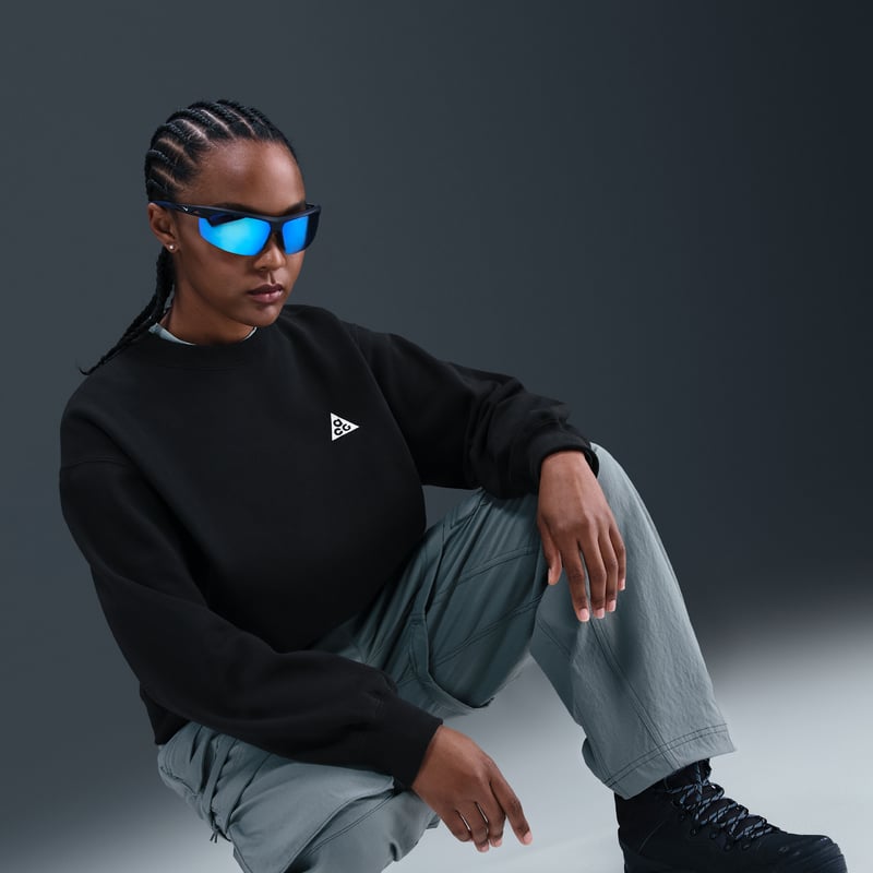Nike ACG 'Tuff Fleece' Women's Therma-FIT Crew-Neck Sweatshirt "Black" | Kvinnor | | 03 | SPORTSHOWROOM