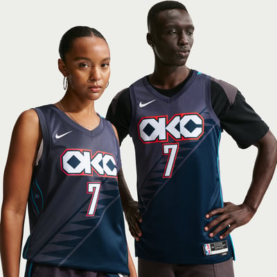 Nike Oklahoma City Thunder City Edition NBA Swingman Chet Holmgren HM5990-438 01