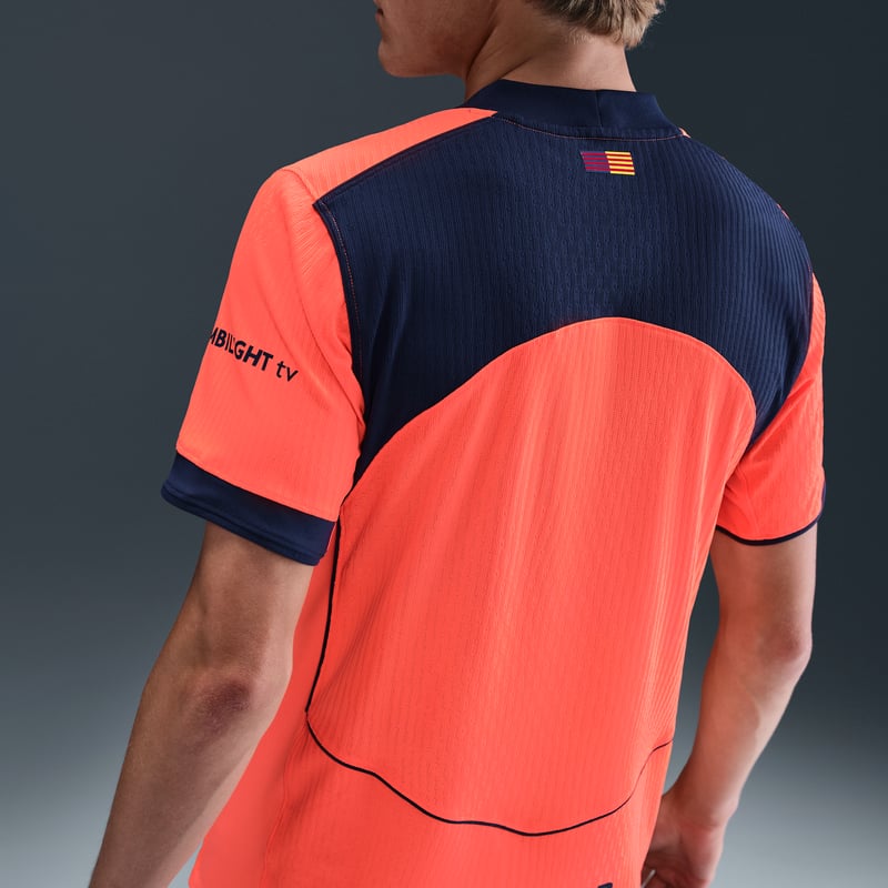 Nike F.C. Barcelona 2025/26 Match Third Dri-FIT ADV Total 90 Authentic Shirt "Bright Mango & Midnight Navy" | Men | Football | 02 | SPORTSHOWROOM