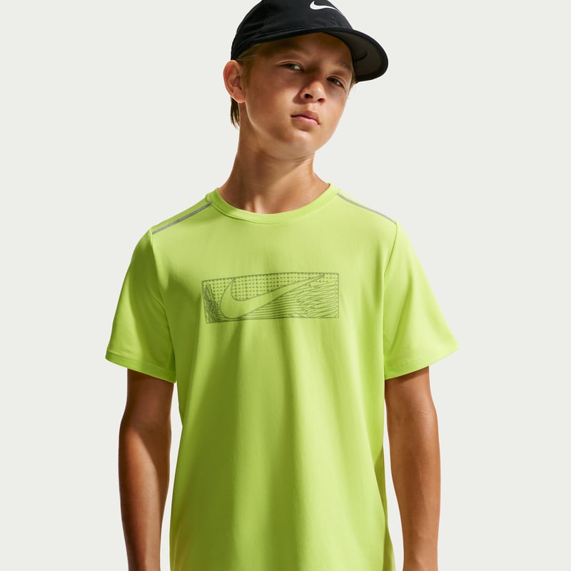 Camiseta Nike Miler "Light Lemon Twist" | Niños | | 01 | SPORTSHOWROOM